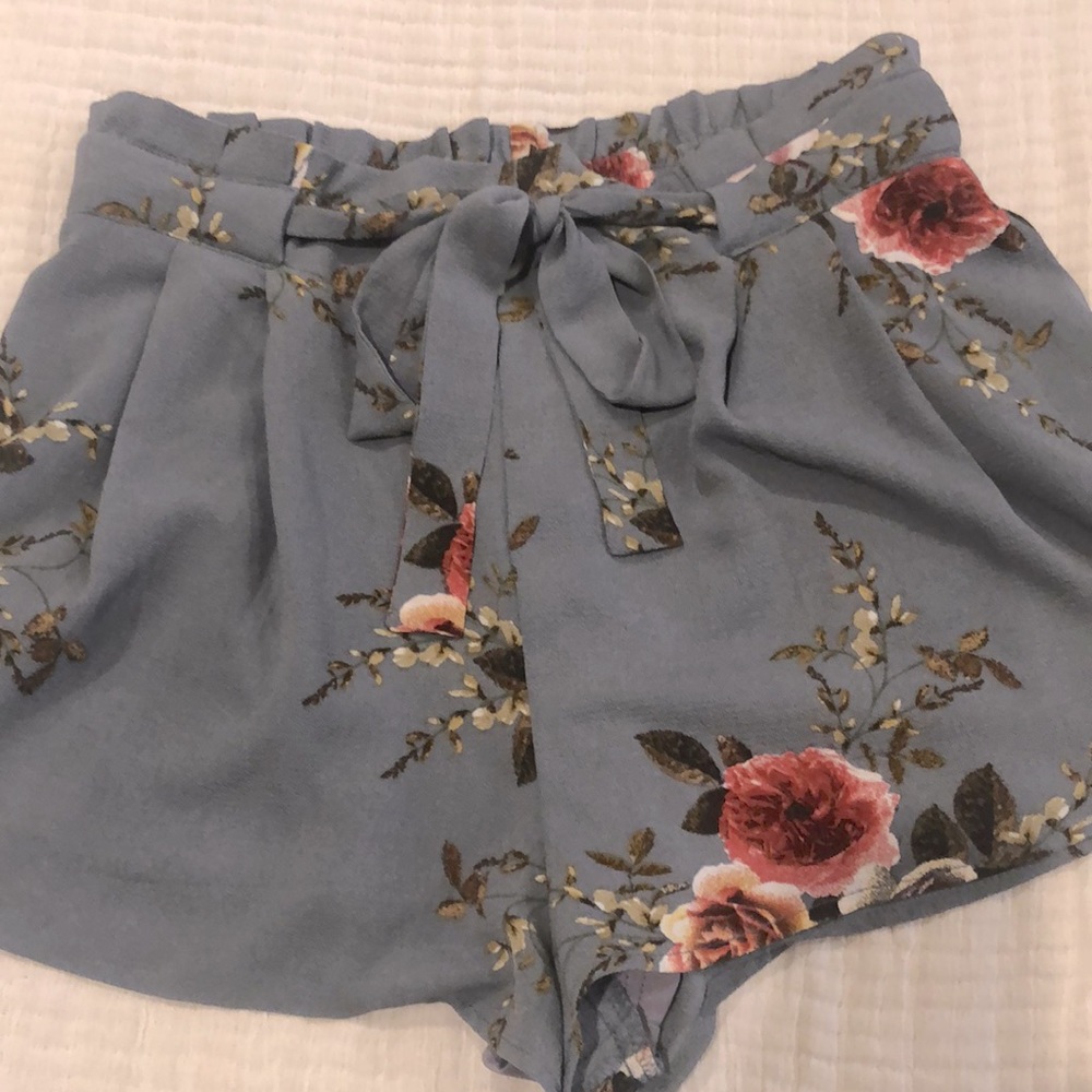 Women’s floral print shorts
